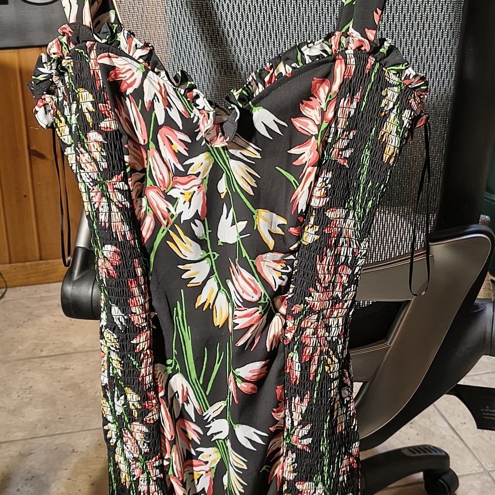 Likely Black Floral Mini Dress - Picture 2 of 14